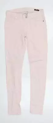 Mango Jeans Womens Pink Straight Jeans Size 6 L27 In Regular • £5.25