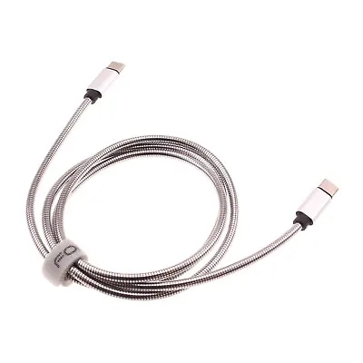 Type-C To USB-C 3ft Metal PD Cable Charger Cord Power Wire Sync For Smart Phones • $15.19