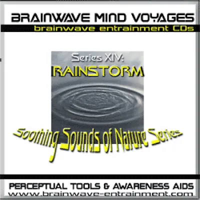 RAINSTORM BRAIN WAVE RELAXATION MEDITATION Nature Sync Rain Thunder Thunderstorm • $11.99