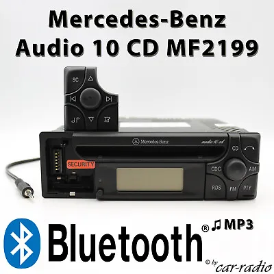 Mercedes Audio 10 CD MF2199 MP3 Bluetooth Car Stereo AUX Plug Plug Radio RDS • $409.32