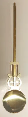 Lyre Pendulum Rod Disc And Grid For Quartz Clock Motor Brass Plated • $18.99