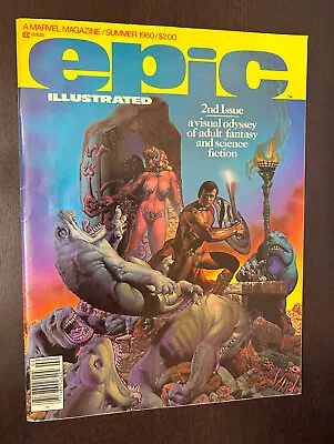 EPIC ILLUSTRATED #2 (Marvel Comics Magazine 1980) -- Corben -- VF • $10.19