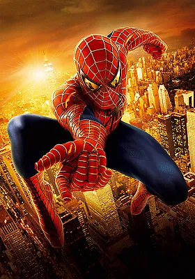 THE AMAZING SPIDER MAN 2 GIANT Wall Art Poster A1A2A3A4 SPID03 Kids Bedroom • £6.99