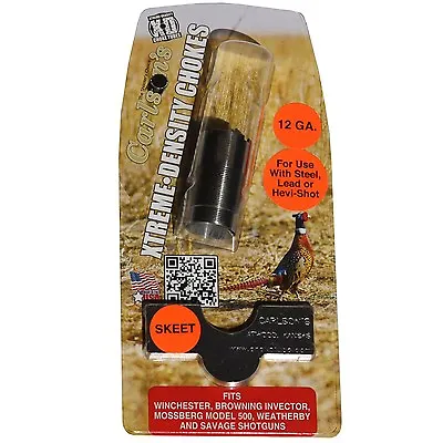 Carlson's Choke Tube 12 GA Winchester Browning Mossberg Flush Skeet .725 #12211 • $21.99