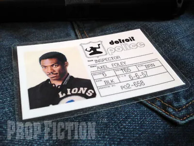 Beverly Hills Cop - Prop Axel Foley Detroit Detective Inspector Warrant ID Card • £4.65