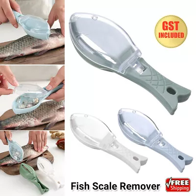 New Fish Scaler Fast Fish Scale Remover Fish Descaler Tool Skin Brush Scrapin... • $6.53