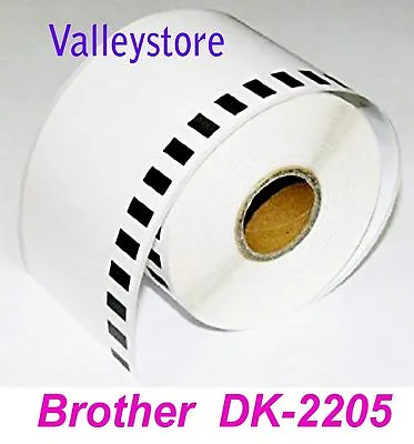 Lot 4 Rolls Brother DK2205 Continuous Label QL 500 550 570 580N 650TD Printer • £29.58