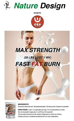 STRONGEST LEGAL WEIGHT LOSS PILLS FAT BURNERS DIET SLIMMING Best Price Ebay EZE • £3.99