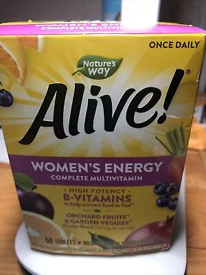 Alive! Women's Energy Complete Daily Multivitamin Tablets 50 Count • $8.30