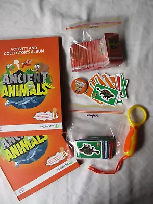 Woolworths Ancient Animals Bundle - Cards Books Stickers & Accessories • $70