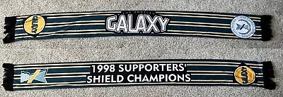 1998 LA Galaxy Supporters Shield Champions Soccer Scarf • $20