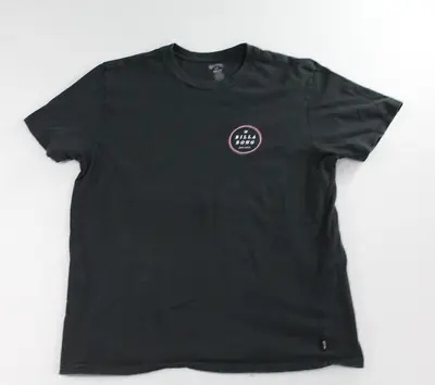 Billabong Black Men Tee Shirt Short Sleeve Crew Neck Casual Size Large • $9.34