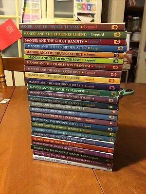 Lot Of 25 MANDIE Mystery Books 1-25 Set Series LOIS GLADYS LEPPARD Christian • $99.50