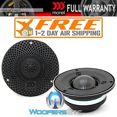 Morel Elate Carbon Alto 1.1  220w Silk Soft Dome Tweeters New Free 1-2 Day Air • $899