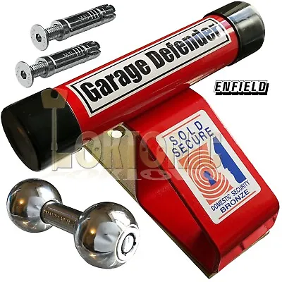 Enfield Security Garage Door Defender Up And Over Quad Bike Motorcycles Stop Bar • £75.95