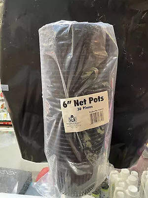 6  Net Pots For Hydroponic Growing • $33.99