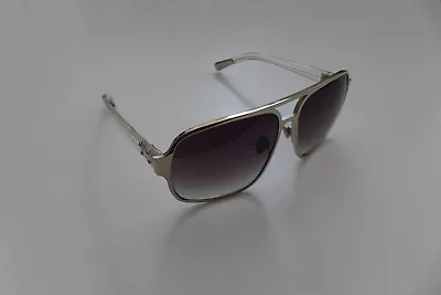 Kris Van Assche × Linda Farrow Silver/Clear Sunglasses - Brand New RRP £385 • £255