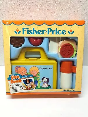 Brand New Vintage Fisher Price Fun With Food Lunchbox Playset • $69.99