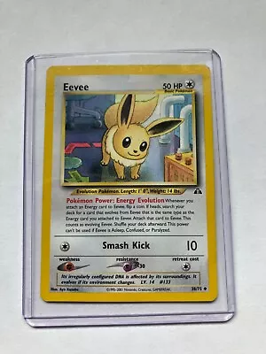 Pokémon TCG Eevee Neo Discovery 38 Regular Unlimited Uncommon • £1.99