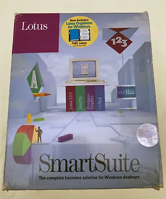 Lotus Smartsuite Ver 1.1 For Win 3.0 3.1- 3.5  Disks Manuals Retail Box Complete • £51.14