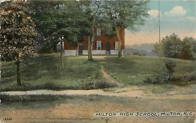 C1910 Milton High School Milton North Carolina Postcard • $9.99