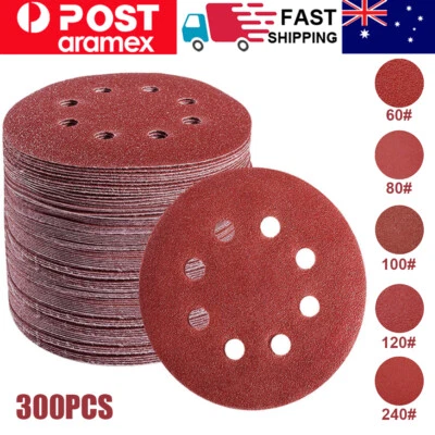 $34.90 • Buy Sanding Discs 125mm 5  8-Hole 60-3000 Grit Orbital Sander Pads Sandpaper