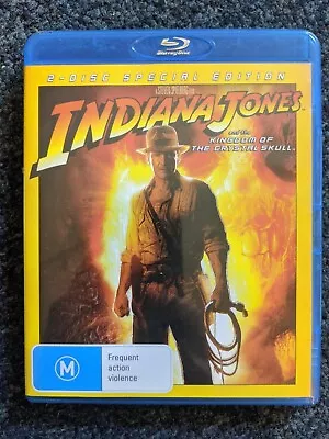 Indiana Jones And The Kingdom Of The Crystal Skull Blu Ray • $8