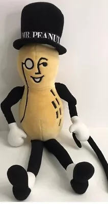 Vintage 1991 Mr. Peanut Plush Stuffed Doll Cane 26  (Missing Red Scarf) • $2.97