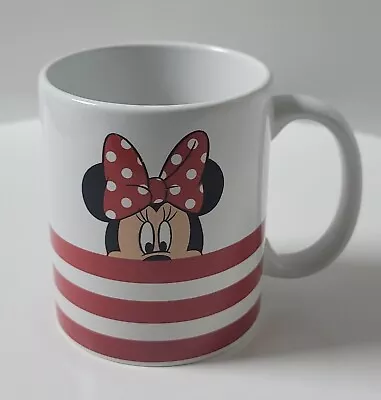 Disney Minnie Mouse Coffee Mug - Red White Stripe • $9.09