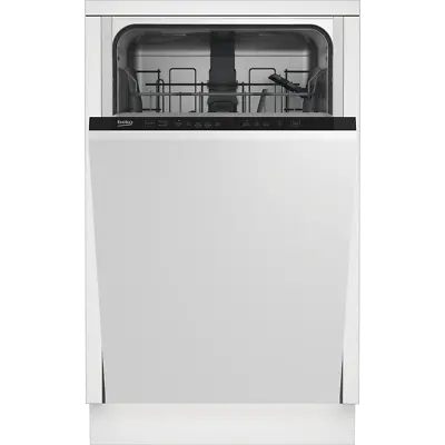 Beko DIS15020 Fully Integrated Dishwasher Slimline 45cm 10 Place Black E • £299