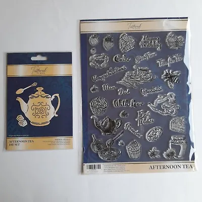 Tattered Lace Die & Stamp Set - Afternoon Tea 31 Stamps In Total New (LD) • £8