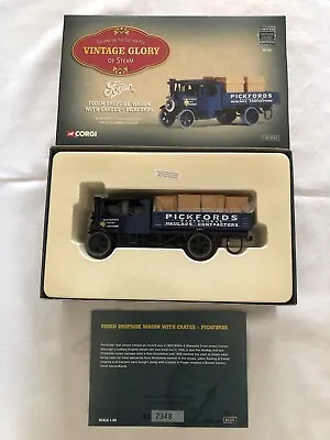 Corgi 80205 Foden Dropside Steam Wagon & Crates Pickfords (Eastbourne) 1:50  New • $24.83