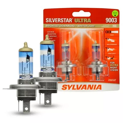 SYLVANIA 9003 SilverStar Ultra High Performance Halogen Headlight Bulb 2 Bulbs • $44.75