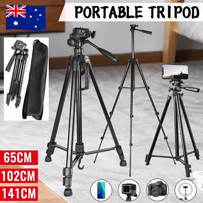$13.99 • Buy Professional Camera Tripod Stand Mount Remote + Phone Holder For IPhone AU STOCK