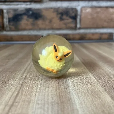 Vintage Pokemon 1999 Flareon Super Bouncy Ball Nintendo Toy Eevee RARE TOMY • $18