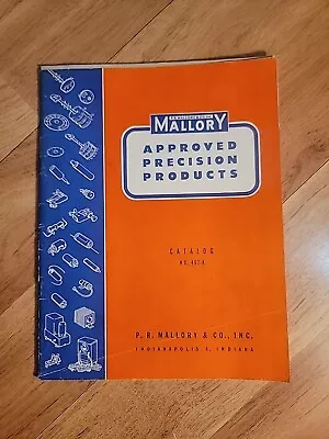 Vintage Mallory Catalog 1947 Capacitor Switch Resistors Radio Electronics • $19.99