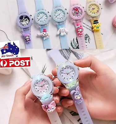 $10.99 • Buy Kids Girls Boys Watch Flashing Light Up Glowing Watch Stellalou