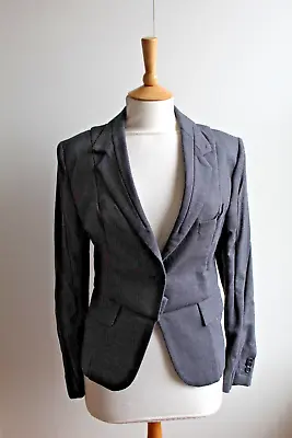 Maison Martin Margiela X H&M Darted Jacket Grey Blazer Size 10 With Dust Bag • $74.64