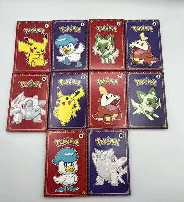 McDonalds POKEMON 2023 FULL Set Of 10 *NEW* Unopened Happy Meal Toys • $29.97