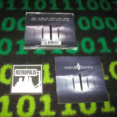 Judgement By VNV Nation (CD CASE ONLY!!!! Apr-2007 Metropolis) • $1