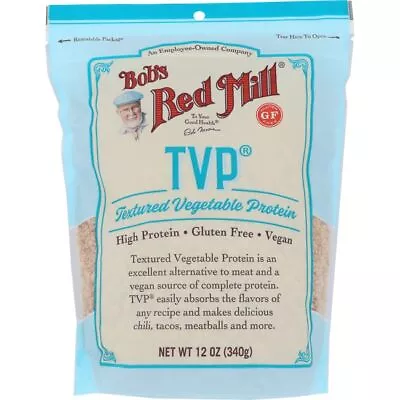 Bob's Red Mill Tvp Textured Vegetable Protein 12 Oz Pkg • $11.57