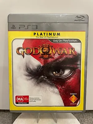 GOD OF WAR 3 - Sony Playstation PS3 Game - Complete With Manual - Fast Post • $9.95