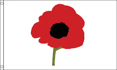 Poppy Small Flag (3ft X 2ft) • £5.99