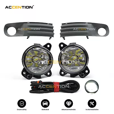 For VW Transporter Multivan Caravelle T5 2003-2009 LED Fog Light + Wire + Grille • $69.64