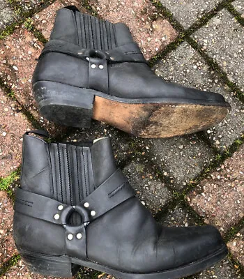 £65 • Buy Sancho Cowboy Boots 44 Black