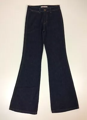J Brand Angi Baby Womens Indigo Wide High Rise Wide Leg Jeans Flares Rrp £215 • $40.73