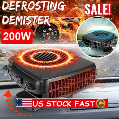 $11.75 • Buy 12V DC Car Auto Portable Defroster Demister Electric Heater Heating Cooling Fan