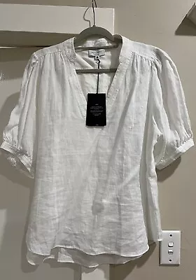 Witchery White Linen Top • $25