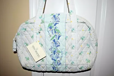 Vera Bradley Large Bowler Tote Bag Retired Purse Watercolor Greenfield -NWT!! • $59.99