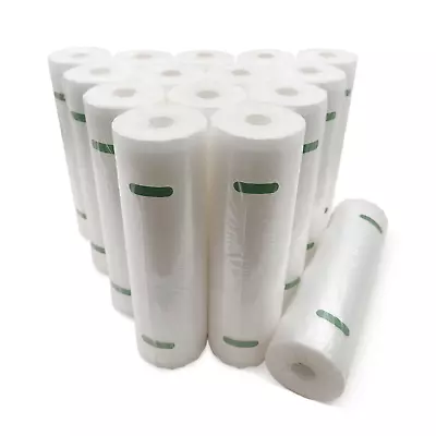 11 X50' Rolls Vacuum Sealer Bags Food Saver Embossed Bags 4 Mil - Up To 15 Rolls • $12.99